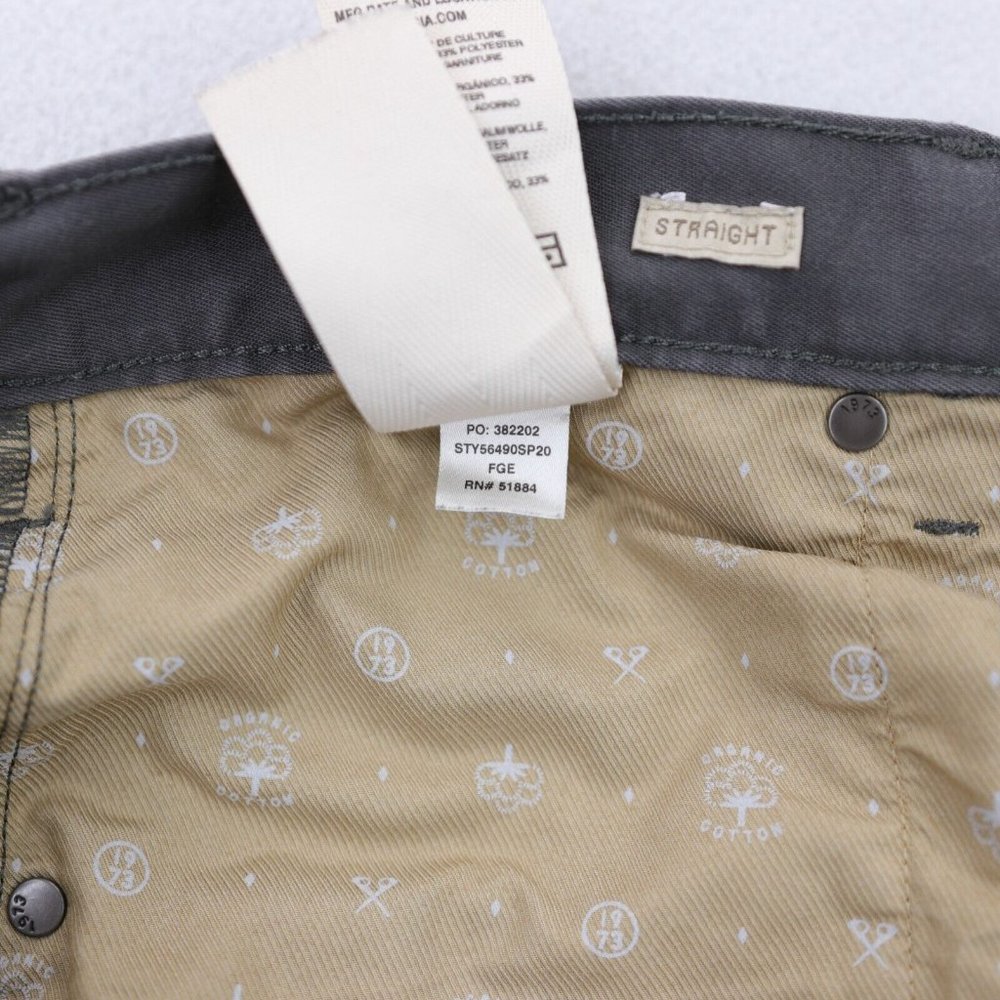 Patagonia Performance Twill Jeans Men's 35 X 30 Forge Gray Straight Iron Clad - Picture 9 of 9